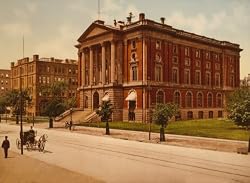 Massachusetts Institute of Technology (M.I.T.), ca. 1901 - Exceptional Print of a Vintage Photochrom Image from the Library of Congress Collection