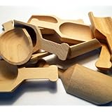 3" Wood Scoops - Bag of 10