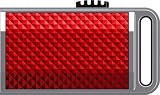 A-DATA S701 8GB USB Flash Drive, Red - Retail Packag