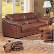 Milan Leather Sofa By Coaster Furniture With Silver Shipping