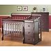 Sorelle Newport Mini Convertible Crib and Changer, Merlot