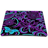 Purple Flower Anti-Slip Mouse Pad Mice Pad Mat Mousepad For Optical Laser Mouse Sale