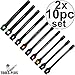 Astro Pneumatic 78810 10pc Torque Limiting Aluminum Extension Set 2-Pack