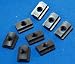 A2Z Tuff Nut T-nuts & (1) T-slot cleaner for Sherline Lathes