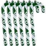 Boston Celtics Candy Cane Ornament Set