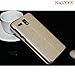 Nacodex - Lenovo Golden Warrior A8 A806 - Pudini [Flip Cases] Slim Filp Two View Luxury Genuine Leather Cover Case [ View Window ] Pu Leather, Fold Stand & Windown Open Case [ Easy to Fit 2015 ] (Lenovo A8 Golden Warrior / A806 (Gold))
