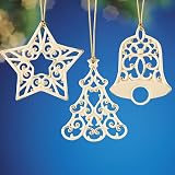 Lenox Holly Jolly Christmas Pierced Ornaments S 3 by Lenox