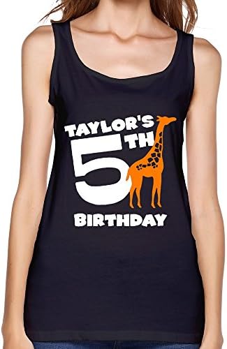 Undershirts Taylor's 5th Birthday Black Lady Causal XL