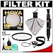 Hoya 55mm HD Hardened Glass 8-Layer Multi-Coated Digital Ultraviolet Filter + Accessory Kit for Canon, Nikon, Sony, Olympus & Pentax Lenses
