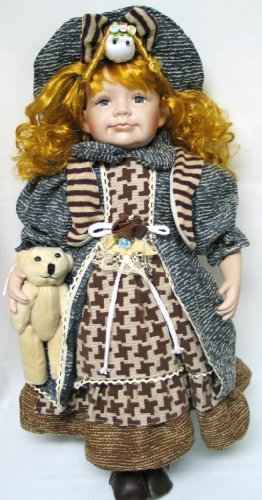 K&uuml;nstlerpuppe - Porzellanpuppe - Sammlerpuppe ca. 55 cm \"MARIA\" mit Certifikat Preisvergleich