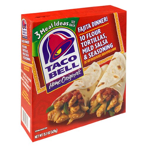 Taco Bell Home Originals Chicken Fajita Dinner Kit, 15.5-Ounce Boxes (Pack of 6) by Chicken Meal Kits