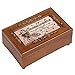 Granddaughter Inspirational Decorative Woodgrain Rose Music Box - Plays What a Friend In Jesus