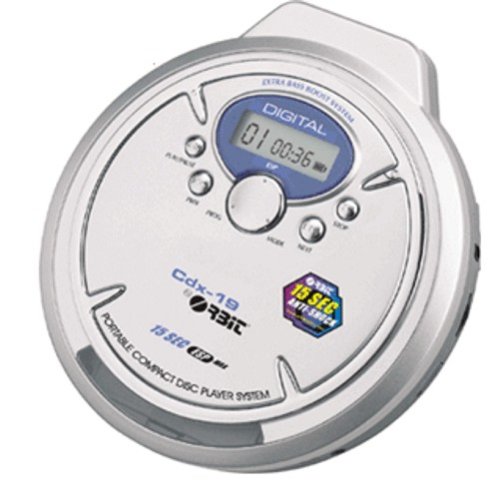Childrens Toyshop  Electronics : ORBIT CDX-19 Personal CD Player with 15sec Anti-Shock - Silver