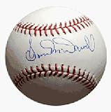 Sam McDowell Autographed Cleveland Indians MLB Rawlings Baseball