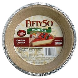 Fifty-50 Sugar-Free Graham Cracker Pie Crust, 6-Ounce Units (Pack of 12)