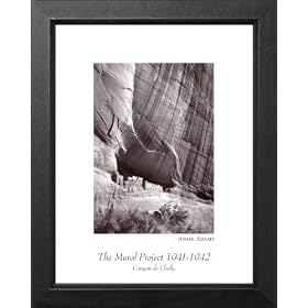 Ansel Adams B W Photo Canyon Picture Framed Art Print by Framed Art