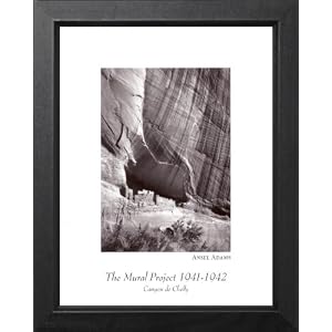 Ansel Adams B W Photo Canyon Picture Framed Art Print by Framed Art