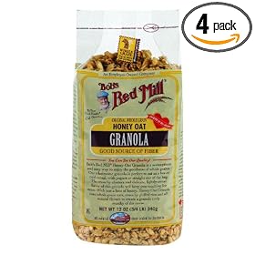 Bobs Red Mill Honey Oat Granola, 12-Ounce (Pack of 4)