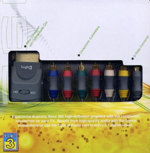 Childrens Toyshop  Video Games : Logic3 Component AV Cable (Xbox 360)