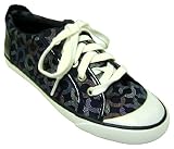 Coach Barrett Dot Op Art Navy Tennis Shoes