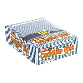 Doctor's CarbRite Diet Sugar Free Bar, Blueberry Cheesecake, 2-Ounce Bars (Pack of 12)
