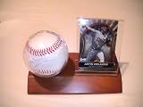 Justin Verlander Detroit Tigers Signed Autographed Baseball & Wood Case Plus Card Coa