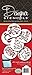 Designer Stencils C201 Wedding Candy/Cookie Stencils, Small, Beige/Semi-Transparent