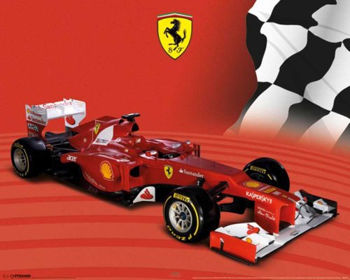 Empire 534422 Formel 1 Ferrari F1 2012 - Motor Sport Auto Mini Poster Druck - Gr&ouml;sse 50 x 40 cm