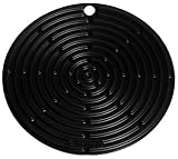 from Le Creuset Le Creuset Silicone Multimat, Black, 20.5 cm