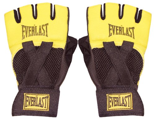 Everlast EverGel Hand Wraps (Yellow, Medium)