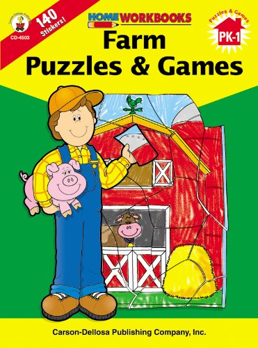 Farm Puzzles & Games (Home Workbooks)