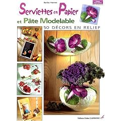 Serviettes en papier et p�te modelable