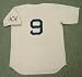 TED WILLIAMS Boston Red Sox 1939 Majestic Cooperstown Away Throwback Baseball Jersey, XL