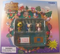 Animal Crossing Wild World Very Small 1" 3 PK Elvis, Mabel, Sable