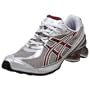 ASICS Women's GEL-Frantic 4 Running Shoe,Ash/Red/White,8 B US