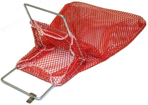 Galvanized Wire Handle Mesh Catch / Collection Bag 10" x 16"
