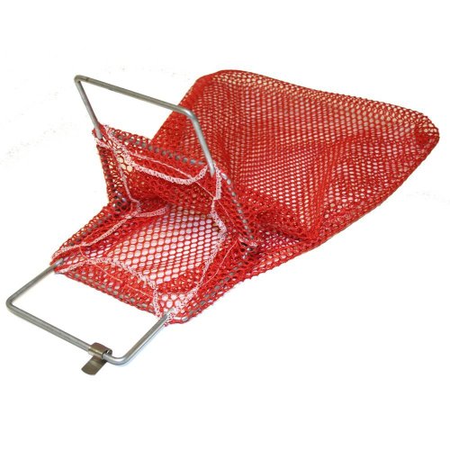 Galvanized Wire Handle Mesh Catch / Collection Bag 10" x 16"