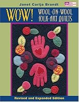 Wow!  Wool-On-Wool Folk Art Quilts