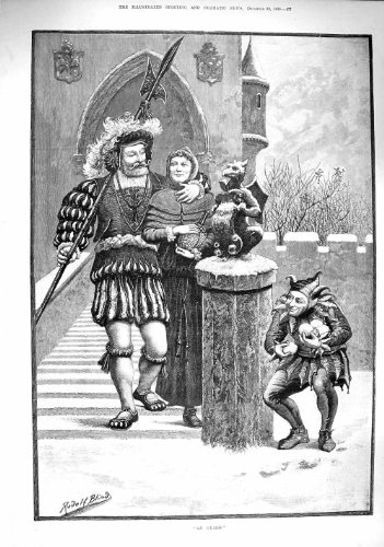 監視近衛兵の女性芸術の Romance Castle 1890