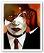 Face Reality II - Male by Laurie Cooper 20"x25" Art Print Poster African-American