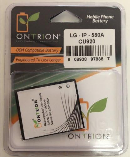 Cell Phone Batteries - Replacement Battery for LG Vu cu915, Vu, LG Vu TV cu920