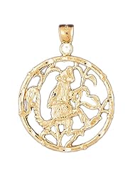 CleverEves 14K Gold Zodiac Pendant 5.6 - Gram(s)