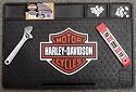 Harley Davidson Bar & Shield Logo Work Bench Top Utility Mat
