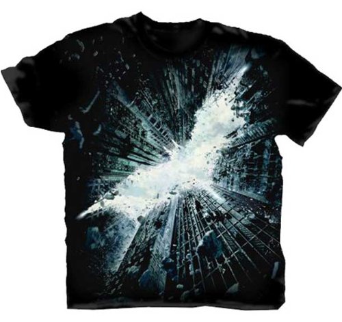 Batman: The Dark Knight Rises Poster Logo Men’s T-Shirt