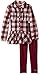 Calvin Klein Girls' Yarn Dyed Tunic with Leggings Set