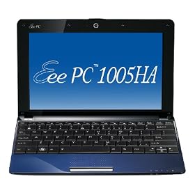 51GWXSO STL. AA280  Asus Eee PC 1005HA MU17 BU 10.1 Inch Netbook (Royal Blue)   $285 And $0 S&H