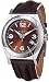 Gucci Pantheon Brown Leather Brown Dial Men\'s Watch #YA115231