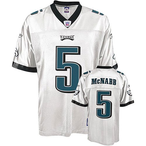 Donovan McNabb #5 Philadelphia Eagles Youth NFL Replica Player Jersey (White) (Small)