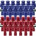 26 Red and Blue Robotic Foosball Men