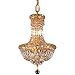 Elegant Lighting Value Tranquil Collection Pendant D:12in H:16in Lt:6 Gold Finish (Spectra Swarovski Crystals) Gold